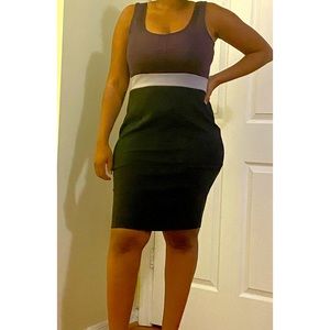 Bodycon sleeveless MIDI Dress